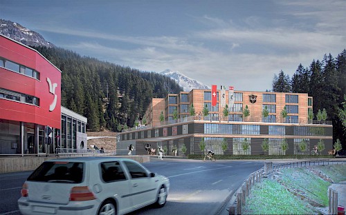 Swiss alpine hotel